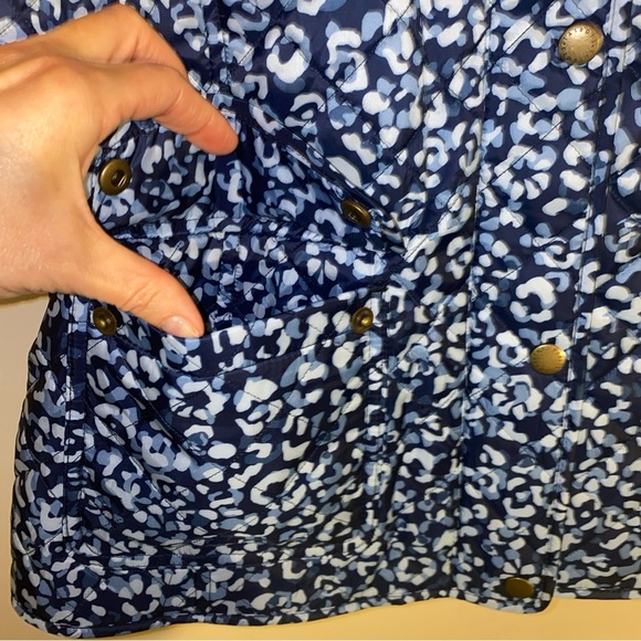 Talbots Blue and White Patterned Vest - Picture 5 of 9